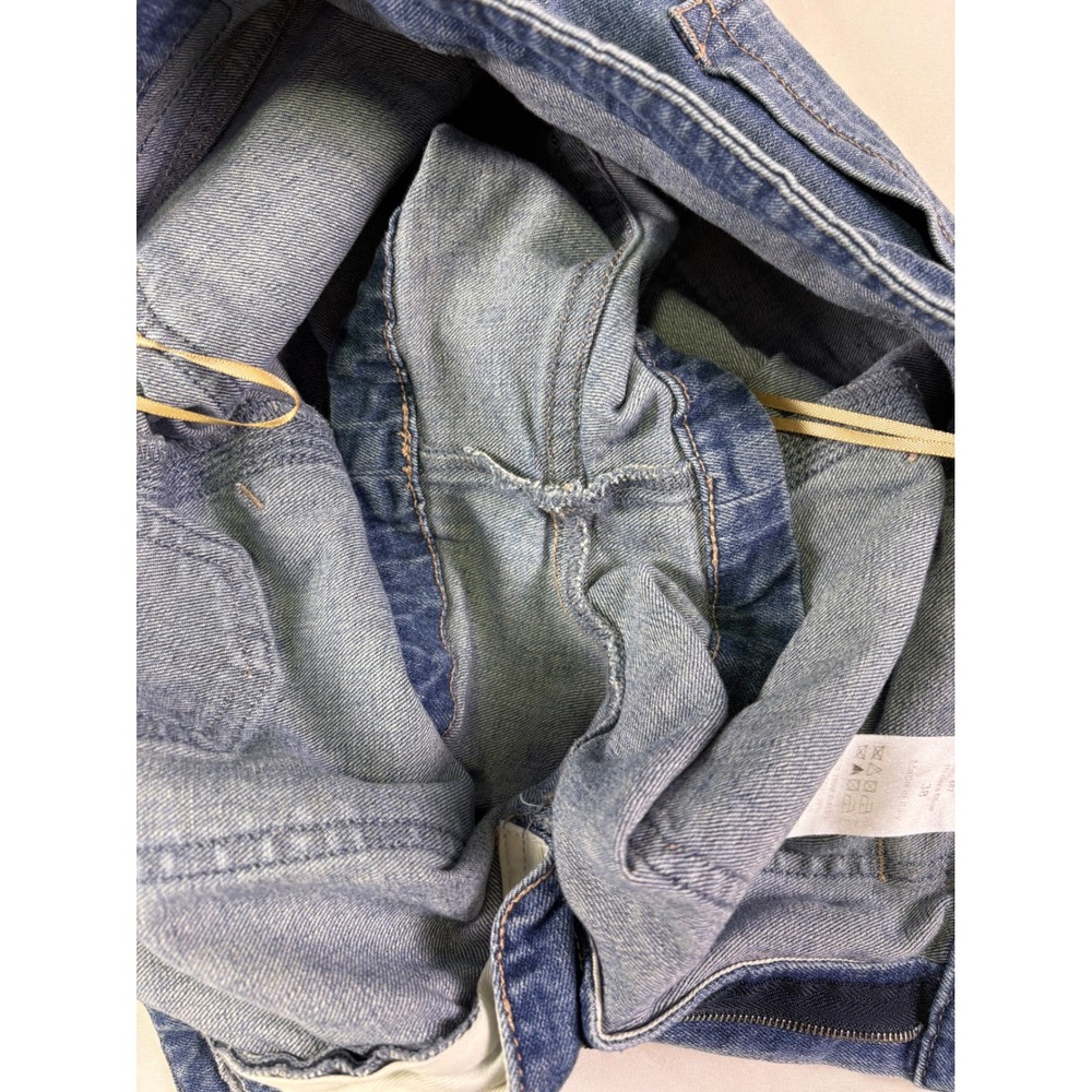 Chloe Denim Jean Shorts Size 38 6 High Rise Italian Luxury Coastal Preppy Euro - Picture 5 of 6